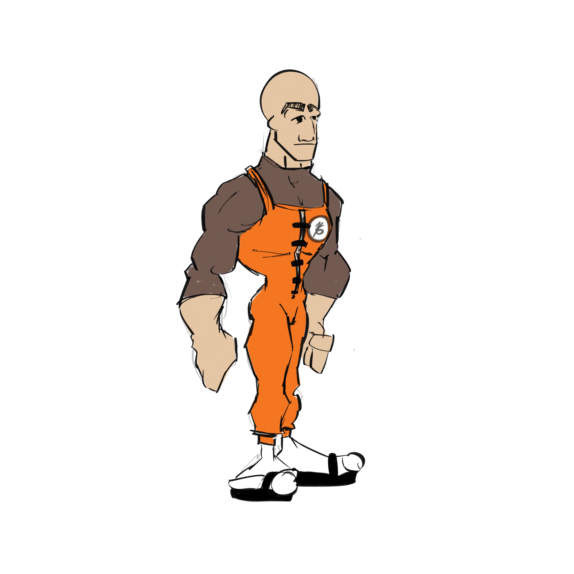 Nura character — pose study