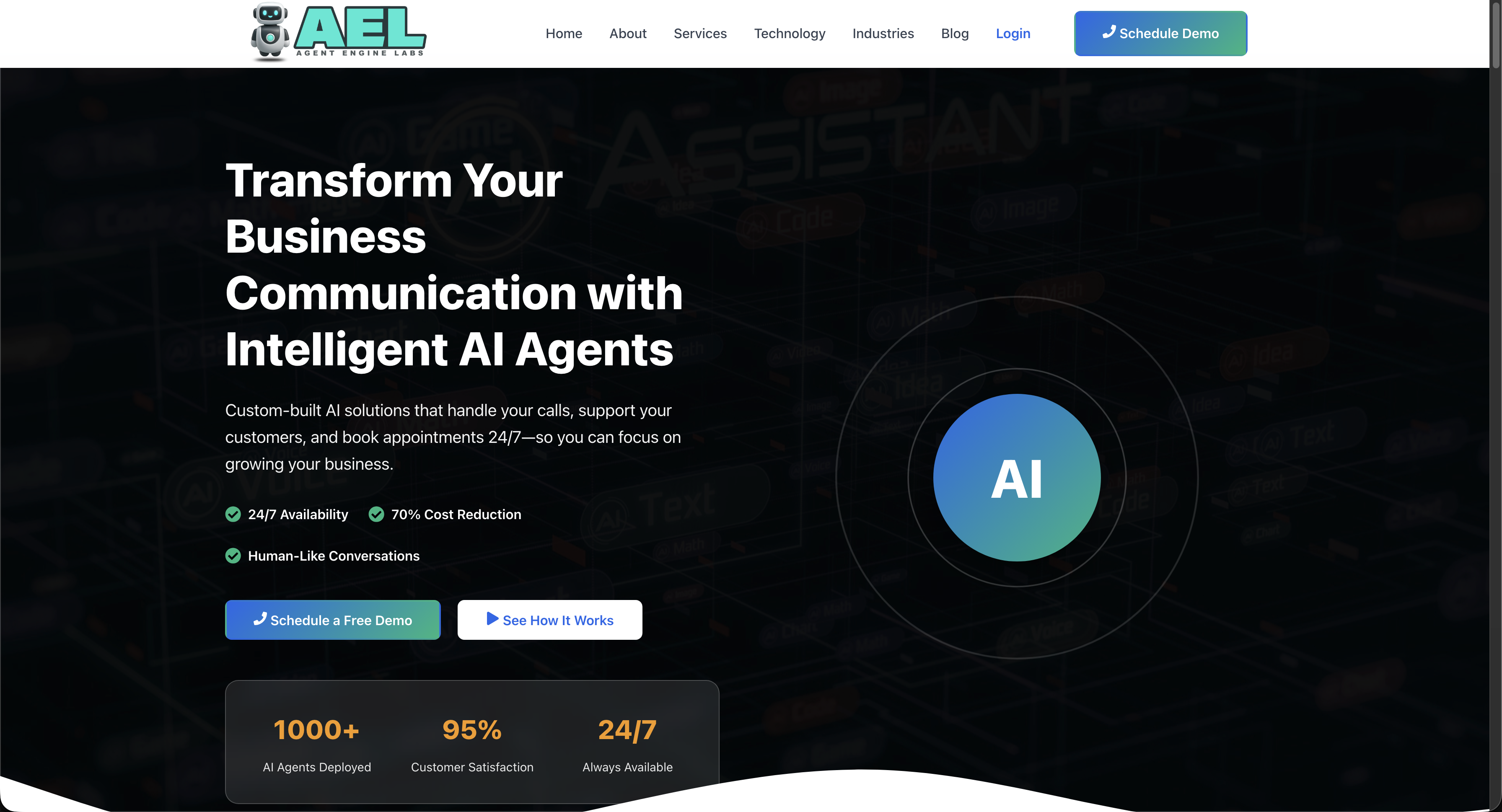 Agent Engine Labs platform